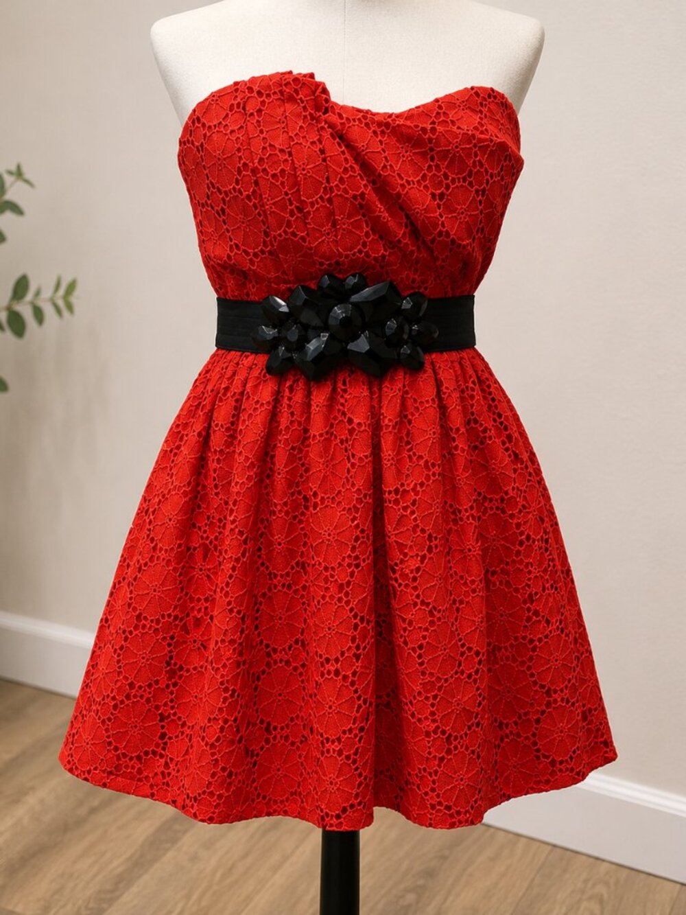 Voom by Joy Han Eyelet Bubble Dress - Picture 2 of 6